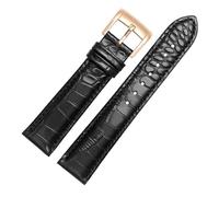 NFJNFCF Compatibile con Casio MTP-1375D MTP-1374L MTH-5001L Cinturino in pelle di vitello Compatibile con AR2411 2433 2447 0389 Accessori universali for orologi 20 mm 22 mm(Black rose,20mm)