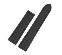 NFJNFCF Compatibile con cinturini in tessuto Cartier Premium Interfaccia piatta 18-20 mm Compatibile con la serie Design unisex Comfort for tutto il giorno Stile business casual(Black-No Buckle,20mm)