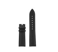 NFJNFCF Compatibile con il cinturino for orologio Breitling Avenger Blackbird B01 Super Ocean Yellow in pelle di vacchetta, fibbia pieghevole in acciaio inossidabile da uomo, 22 mm(Black no clasp)