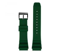 NFJNFCF Compatibile con orologio subacqueo Casio Swordfish MDV-106 MTP-VD01 MDV-107 Efr-303l Serie cinturino in silicone resina verde 22 mm cinturino impermeabile(Green-black,22mm)