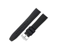 NFJNFCF Compatibile con Swatch Omega Silicone Joint Nome Cinturini Arc 20 22mm Confortevole Morbido Ago Secchio Accessori Allergia Esterna