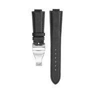 NFJNFCF Compatibile con Tudor 91210N Cinturino per orologio North Flag Polar Type Series Gomma Pelle Fibbia pieghevole Uomo Cinturino 22 x 2 mm, 22x12mm, Acetato, Nessuna pietra preziosa