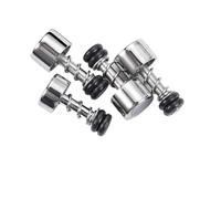 NFJNFCF GA2110 GA2100 Tasto di pressione compatibile con Casio DW5600 DW-5600 GA-2100 GA-2110 GMA-S2100 Pulsante di rimontaggio fai da te Personalità Ruota chiave Glod(Silver,5600 series)
