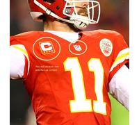 NFL 2017 Stagione Cansas City Chiefs' Alex Smith 3- ⭐ Captain da Stiro 2-PATCH
