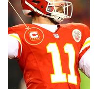 NFL 2017 Stagione Cansas City Chiefs' Alex Smith 3- ⭐ Captain da Stiro C-Patch