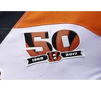 NFL 2017 Stagione Cincinnati Bengals 50TH Anniversario da Stiro 5.5 " Maglia