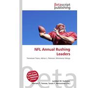 NFL Annual Rushing Leaders: Tennessee Titans, Adrian L. Peterson, Minnesota Vikings