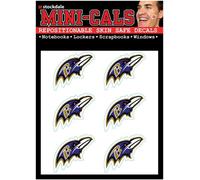 NFL Baltimore Ravens Faccia Cals 6-teiliges Adesivi Set Viso Uvm