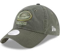 NFL Basecap Green Bay Packers Cap 9Twenty Salute Service 2018 Kappe 887141792267