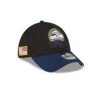 NFL Basecap Seattle Seahawks Cap Salute Al Servizio 2022 NewEra 39Thirty Kappe
