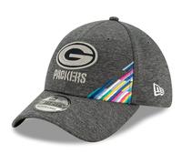 NFL Basecap Verde Bay Packers Berretto Newera Linea Laterale Crucial Catch 2019