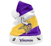 NFL - Berretto di Babbo Natale, varie squadre (taglia unica, Minnesota Vikings)