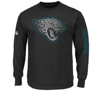 NFL Calcio Shirt Jacksonville Jaguars Joel Manica Lunga Lunghe Majestic Nero