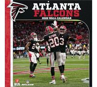 NFL - Calendario da parete 2026, 30 x 60 cm, Atlanta Falcons