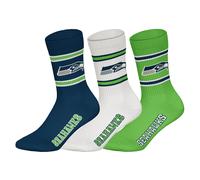 NFL Calze Unisex 3 Paia Crew Team Football Logo