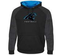NFL Carolina Panthers Hoody Armor Felpa Con Cappuccio Nera