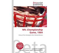 NFL Championship Game, 1964: History of the Indianapolis Colts, Cleveland Browns