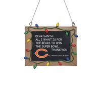 NFL Chicago Bears Lavagna Decorativa Di Natale Ornamento