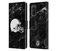 NFL CLEVELAND BROWNS ARTWORK CUSTODIA COVER A PORTAFOGLIO PER SAMSUNG TELEFONI 1