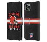 NFL CLEVELAND BROWNS GRAPHICS CUSTODIA COVER A PORTAFOGLIO PER APPLE iPHONE