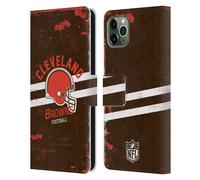 NFL CLEVELAND BROWNS LOGO ART CUSTODIA COVER A PORTAFOGLIO PER APPLE iPHONE
