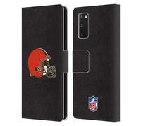 NFL CLEVELAND BROWNS LOGO CUSTODIA COVER A PORTAFOGLIO PER SAMSUNG TELEFONI 1