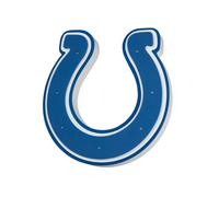 NFL Colts di Indianapolis 3D Schiuma Logo Sign Scudo per Wand 847624021345