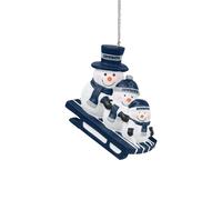 NFL Cowboys De Dallas Albero Pupazzo di Neve Schlitten Rimorchio Ornamento 0535