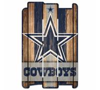 NFL Cowboys De Dallas Plank Fence Wood Sign Insegna IN Legno Deko Zaun 43x28cm