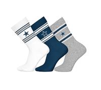 NFL Calzini sportivi unisex Dallas Cowboys 3pk Crew Socks (confezione da 3)