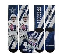 NFL Dallas Cowboys Calze Dak Prescott Giocatore Strisce Crew