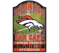 NFL Denver Broncos Fan Cave Wood Sign Insegna IN Legno Decorazione Parete