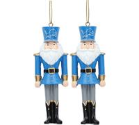 NFL Detroit Lions Albero Schiaccianoci Set Rimorchio Ornamento Nutcracker