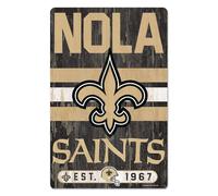 NFL Football New Orleans Saints Slogan In Legno NOLA