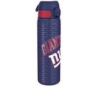 NFL Giants Borraccia in acciaio leggera, 600 ml/20 oz, non isolata, a tenuta stagna, facile da aprire, chiusura sicura, lavabile in lavastoviglie, coperchio a scatto, adatta ai portabicchieri