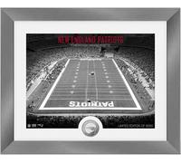 NFL Highland Menta New England Patriots Art Deco Stadio Argento Coin Immagine