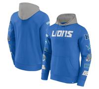 NFL Hoody Detroit Lions Fleece Con Toppe Pullover Con Cappuccio