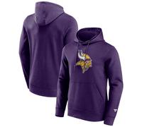 NFL Hoody Minnesota Vikings Primaria Logo con Cappuccio Felpa Pullover