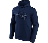 NFL Hoody New England Patriots Etch felpa con cappuccio Kaputzenpullover...