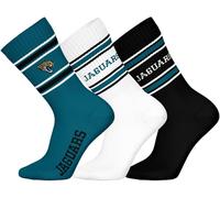 NFL Jacksonville Jaguars Calzini 3er Pacco Crew Calzini