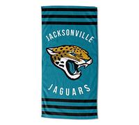 NFL Jacksonville Jaguars - Telo mare "Stripes", 76,2 x 152,4 cm