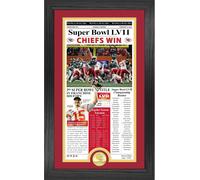 NFL Kansas Città Capi Superbowl Lvii Photo Menta Monete Newspaper 50x30cm Quadro