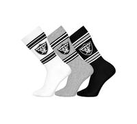 NFL Calzini sportivi unisex Las Vegas Raiders 3 pk Crew Socks (confezione da 3)