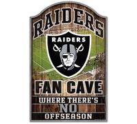 NFL Las Vegas Raiders Fan Cave Wood Sign Insegna IN Legno Decorazione Parete