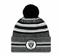 NFL Las Vegas Raiders Sideline 2019 Bobble Berretto di Lana Cappello Newera