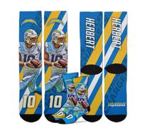 NFL Los Angeles Chargers Calze Justin Herbert Giocatore Strisce Crew