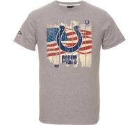 NFL Maglietta Colts di Indianapolis Grigio USA Bandiera Calcio Majestic