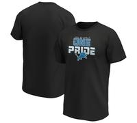 NFL Maglietta Detroit Lions Calcio Hometown Uno Pride Nero Shirt