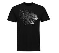 NFL Maglietta Jacksonville Jaguars Shatter Grafico Calcio Logo Camicia Nera