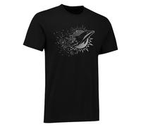 NFL Maglietta Miami Delfini Shatter Grafico Calcio Logo Camicia Nera